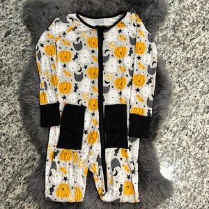 Little Sleepies Halloween Print Zippy Size 3T